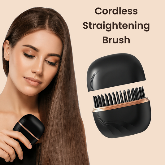 Cordless Straightening Brush – Smooth, Sleek Hair Anywhere