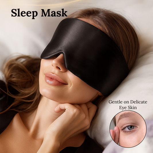 Ultra-Soft Sleep Mask for Comfort, Light-Blocking & Rest