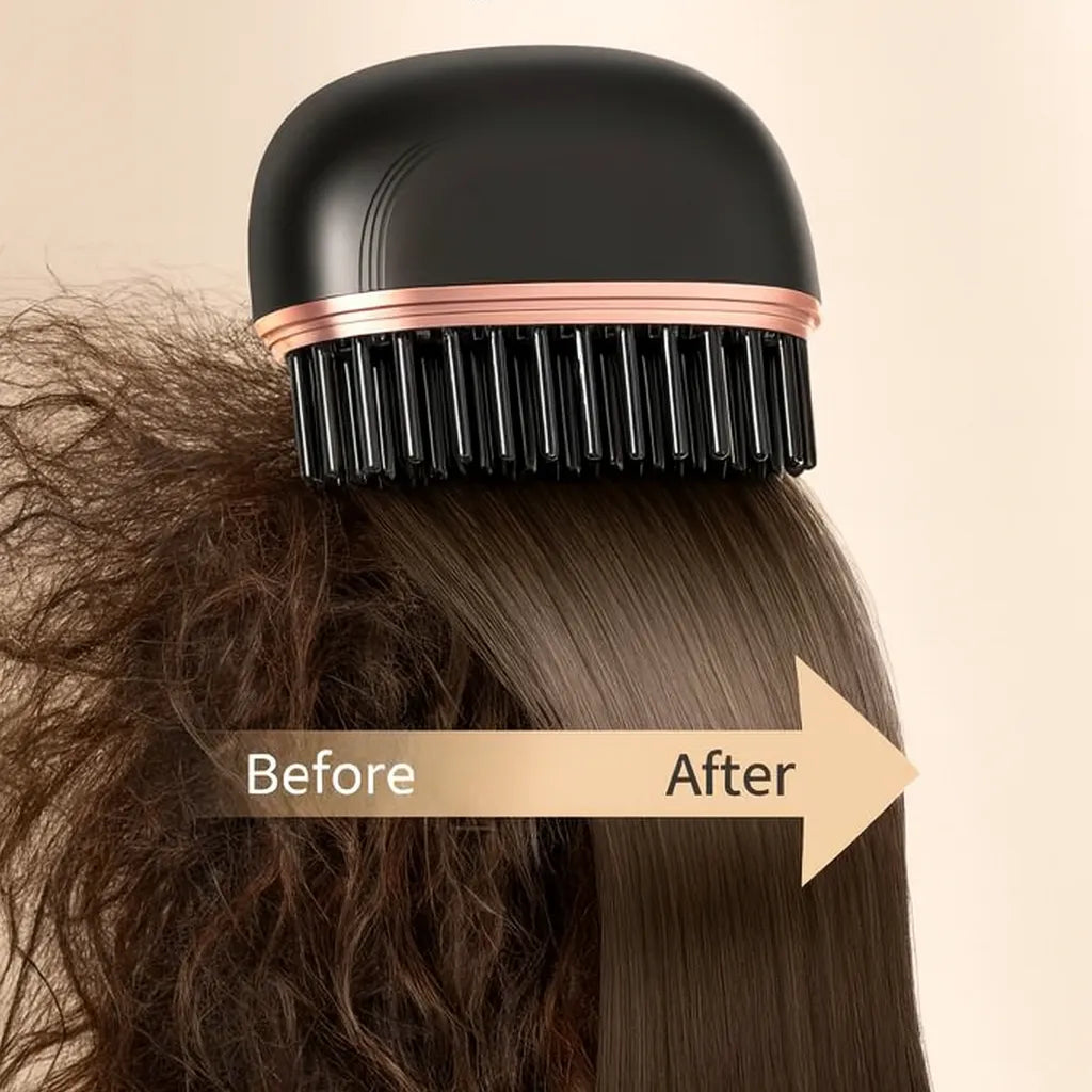 Cordless Straightening Brush – Smooth, Sleek Hair Anywhere