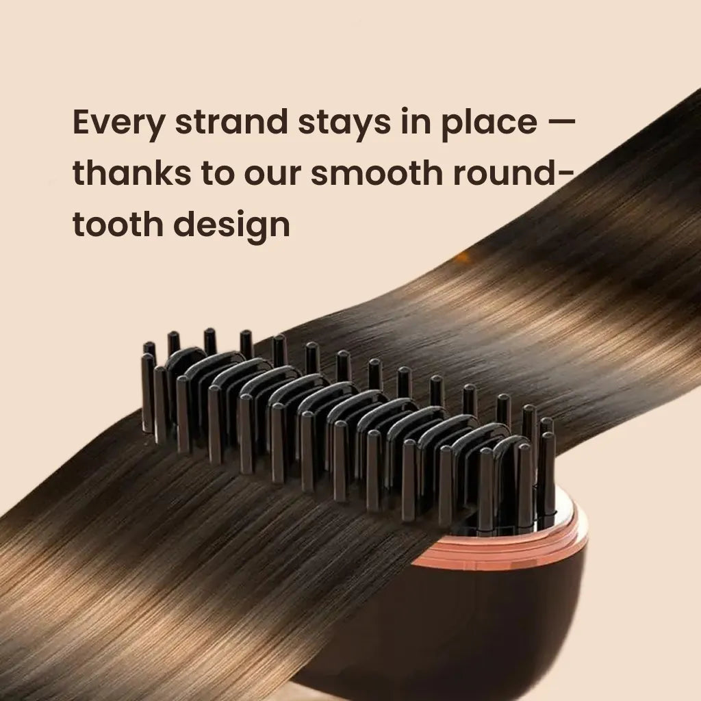 Cordless Straightening Brush – Smooth, Sleek Hair Anywhere