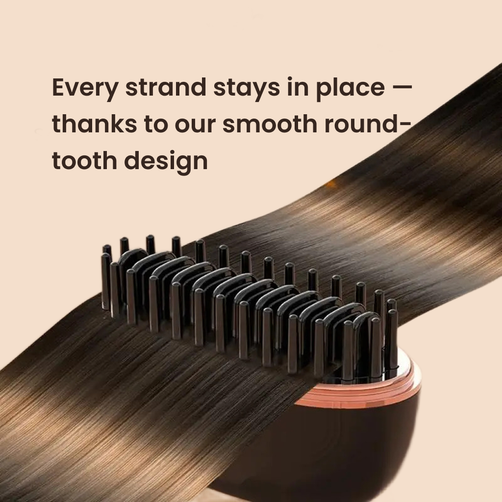 Cordless Straightening Brush – Smooth, Sleek Hair Anywhere