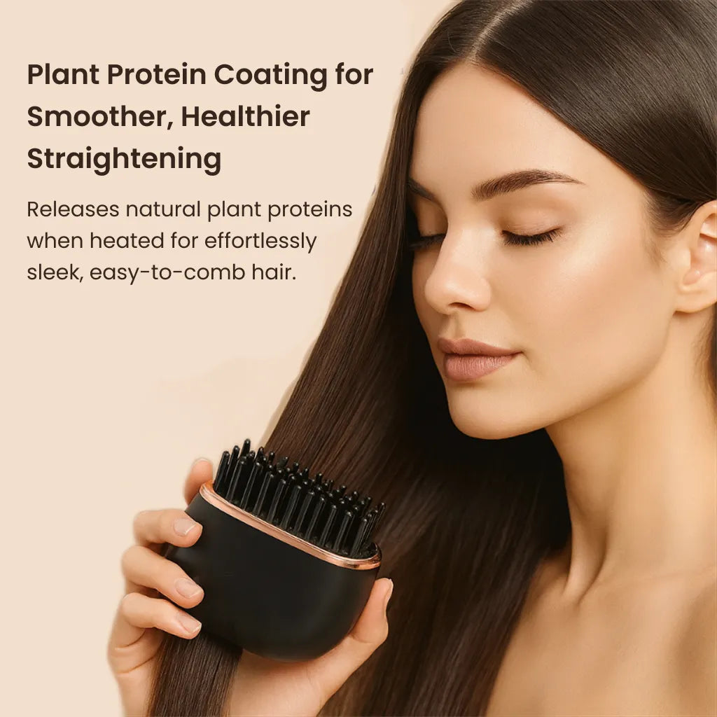 Cordless Straightening Brush – Smooth, Sleek Hair Anywhere
