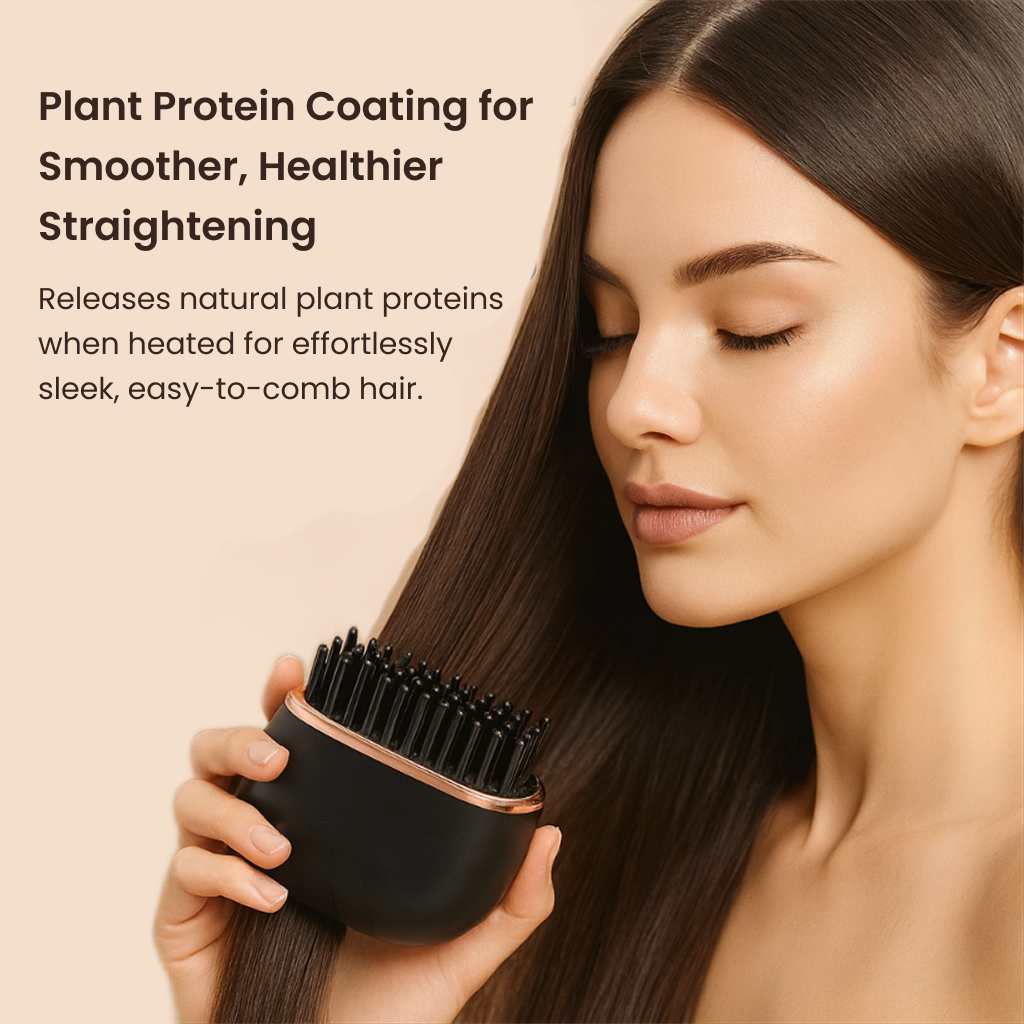 Cordless Straightening Brush – Smooth, Sleek Hair Anywhere
