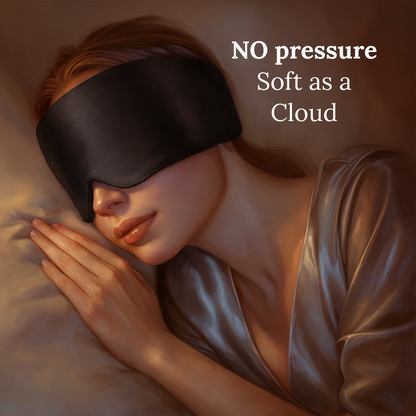 Ultra-Soft Sleep Mask for Comfort, Light-Blocking & Rest