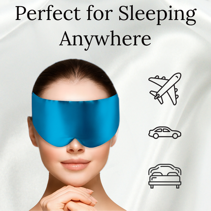 Ultra-Soft Sleep Mask for Comfort, Light-Blocking & Rest