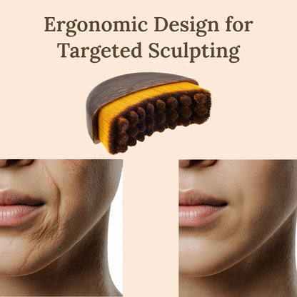 Lymphatic Contour Face Brush for Jawline Sculpting & Skin Revitalization