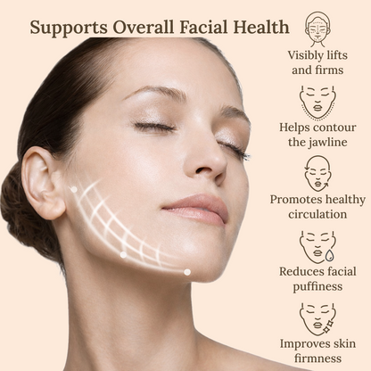 Lymphatic Contour Face Brush for Jawline Sculpting & Skin Revitalization