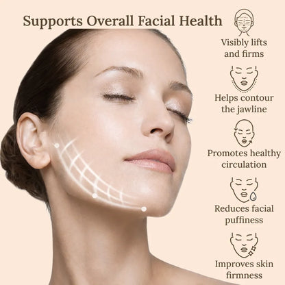 Lymphatic Contour Face Brush for Jawline Sculpting & Skin Revitalization