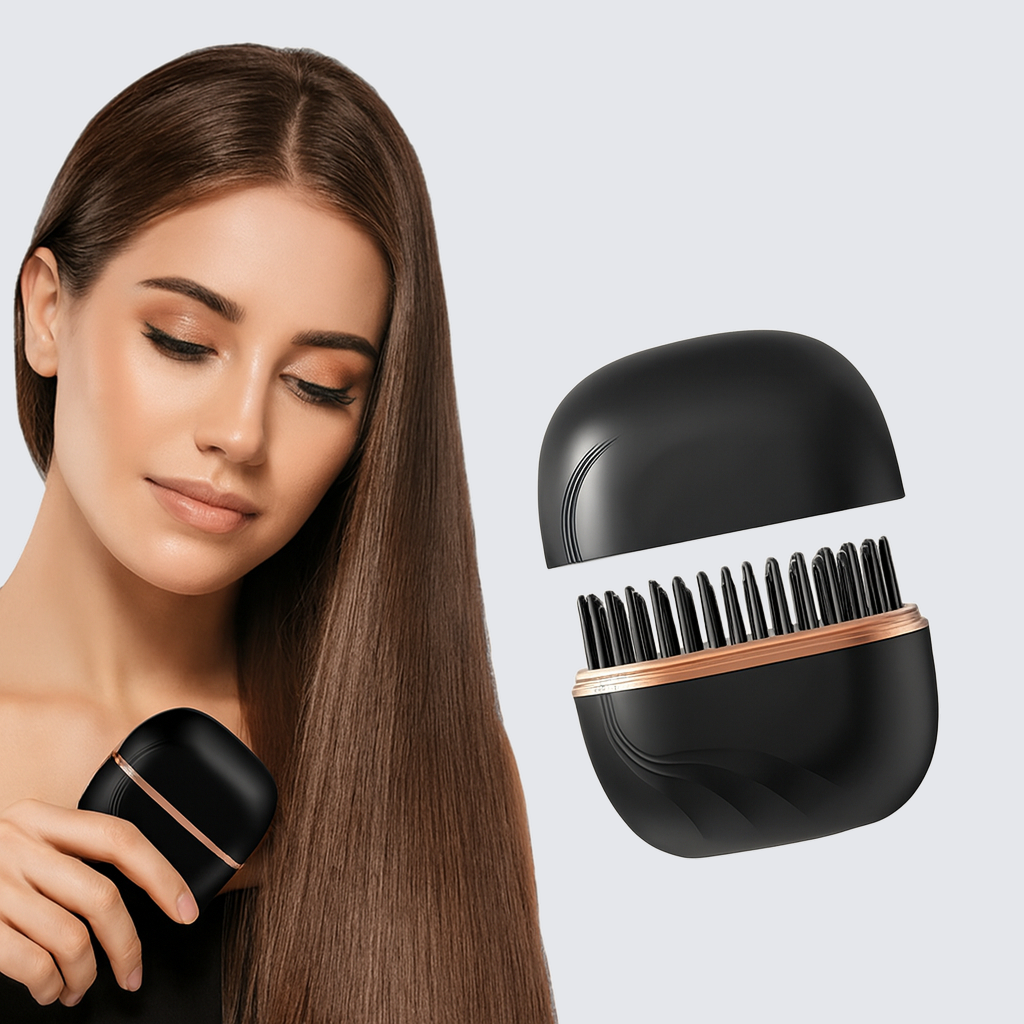 Cordless Straightening Brush – Smooth, Sleek Hair Anywhere