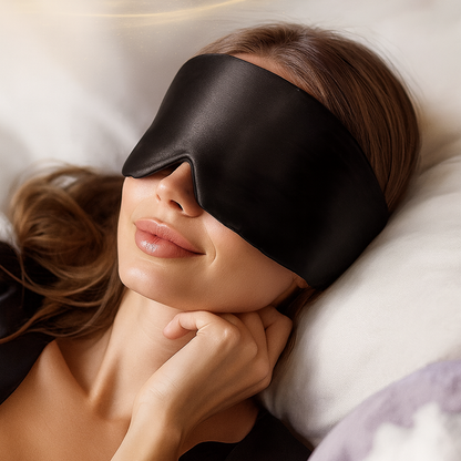 Ultra-Soft Sleep Mask for Comfort, Light-Blocking & Rest